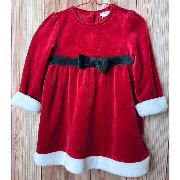 CAT & JACK Christmas Santa Dress Size 18 Months (Bx 10) - Picture 1 of 8